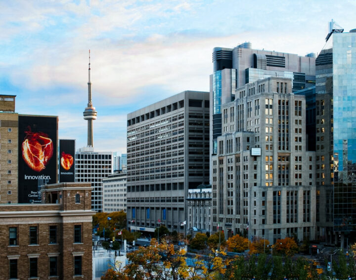 mages of UHN hospitals with CN Tower in the background